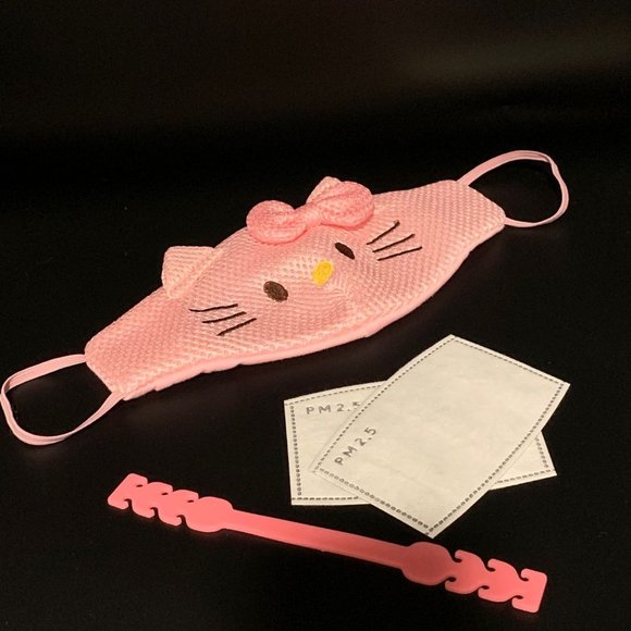 Cute Pink Hello Kitty Cotton Face Mask for Adult - Picture 5 of 6
